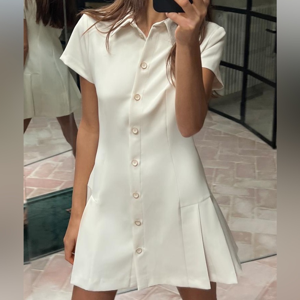 Zara mini shirt dress
